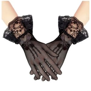 NWOT Frilly Bow Gloves